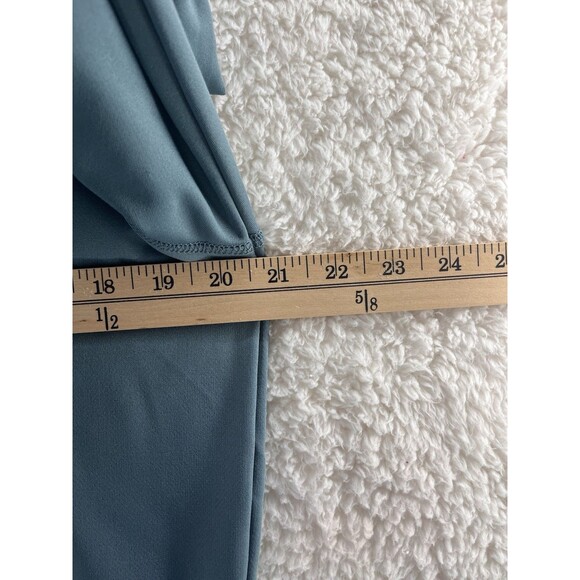 Swannies Men's Medium Vandyke Hoodie 1/4 Zip Golf Performance Hydro Teal Blue - Picture 3 of 9